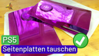 PS5 Seitenplatten montieren