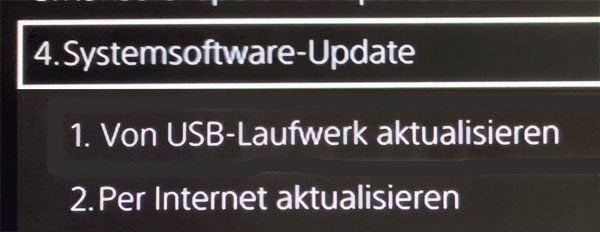 PS5 Systemsoftware Update