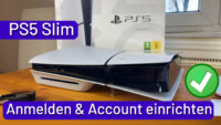 PS5 Slim anmelden einrichten
