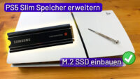 PS5 Slim SSD einbauen Anleitung