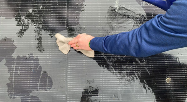 Solaranlage Solarmodule reinigen
