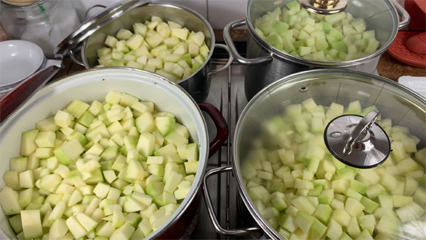 Zucchini neutral einkochen