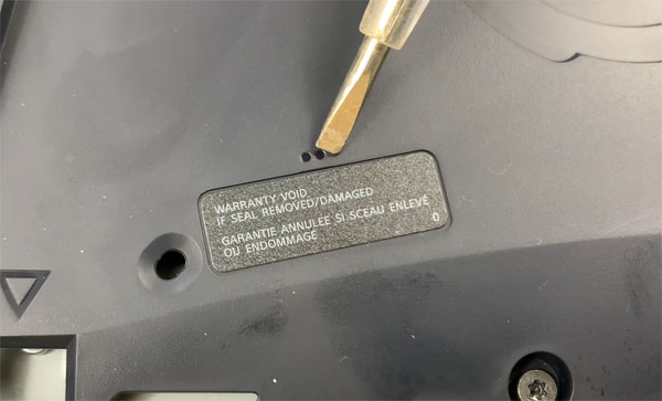 PS5 Slim Garantiesiegel
