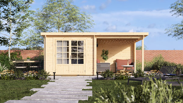 Gartenhütte Holzarten